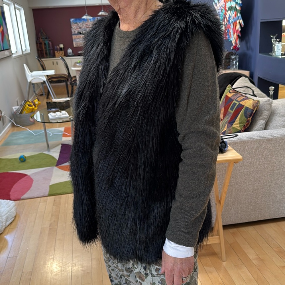 Awesome faux fur vest